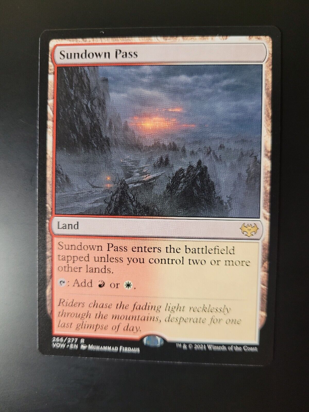 MTG Innistrad: Crimson Vow (VOW) Rare Sundown Pass 266 NM