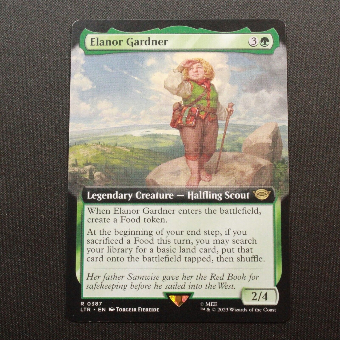 MTG The Lord of the Rings (LTR) Rare Elanor Gardner (Extended Art) 387 NM