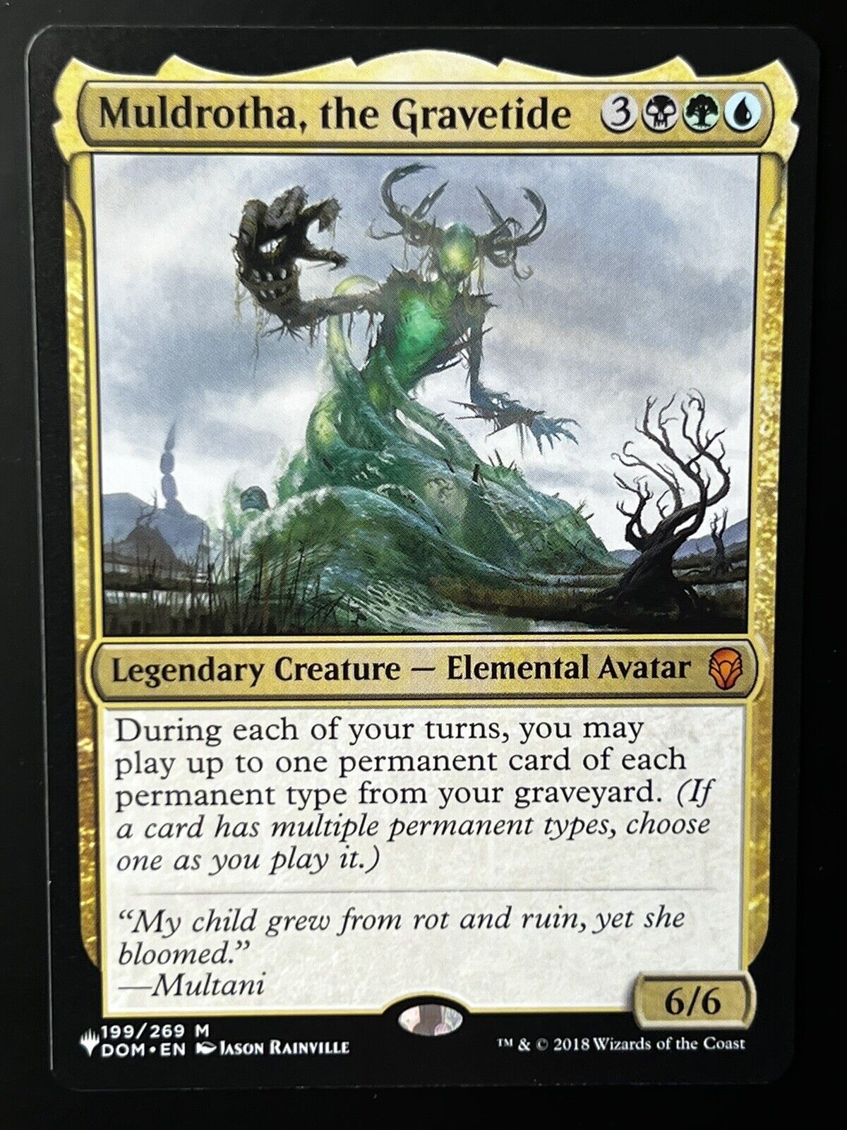 MTG The List (TLP) Mythic Muldrotha, the Gravetide 199 NM