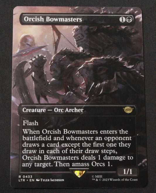 MTG Lord of the Rings (LTR) Rare Orcish Bowmasters (Borderless) 433 NM