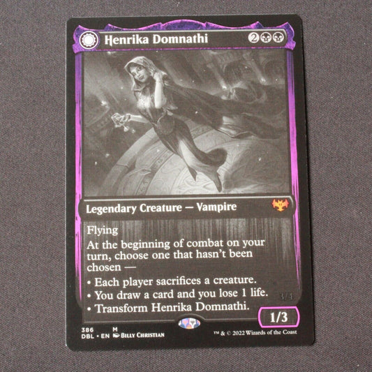 MTG Innistrad: Double Feature (DBL) Mythic Henrika Domnathi 386 NM