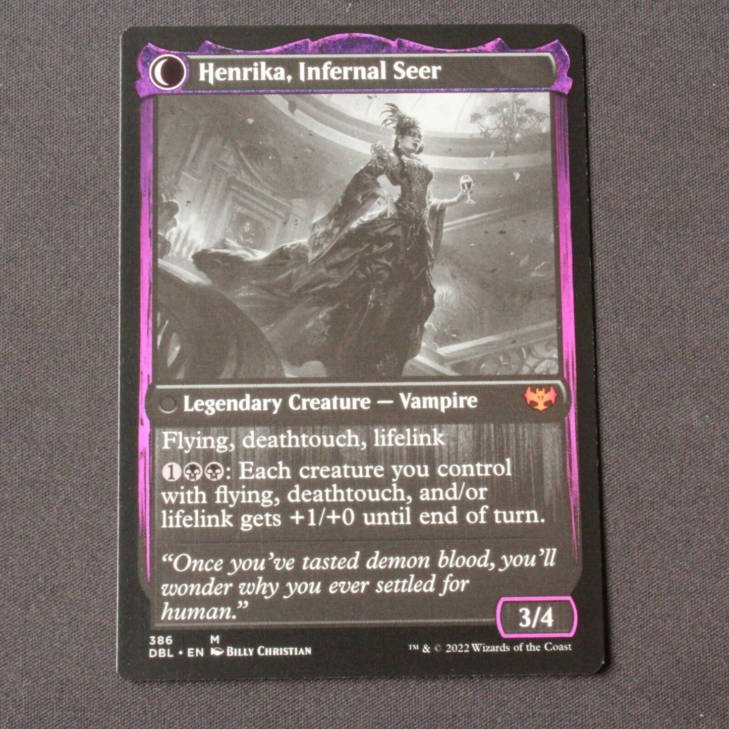 MTG Innistrad: Double Feature (DBL) Mythic Henrika Domnathi 386 NM