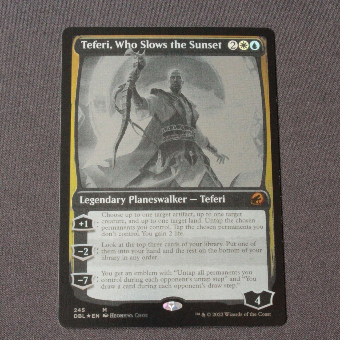 MTG Innistrad: Double Feature DBL Mythic FOIL Teferi Who Slows the Sunset 245 NM