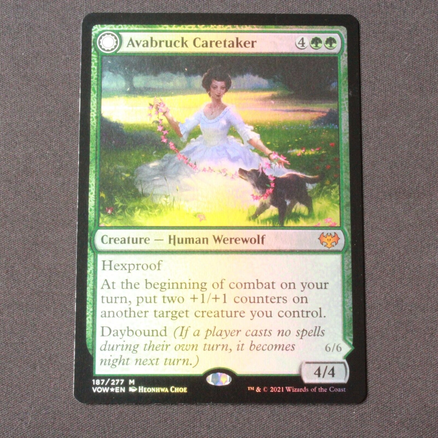 MTG Innistrad: Crimson Vow (VOW) Mythic FOIL Avabruck Caretaker 187 NM