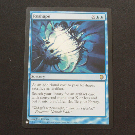 MTG The List (TLP) Rare Reshape (DST) 31 NM