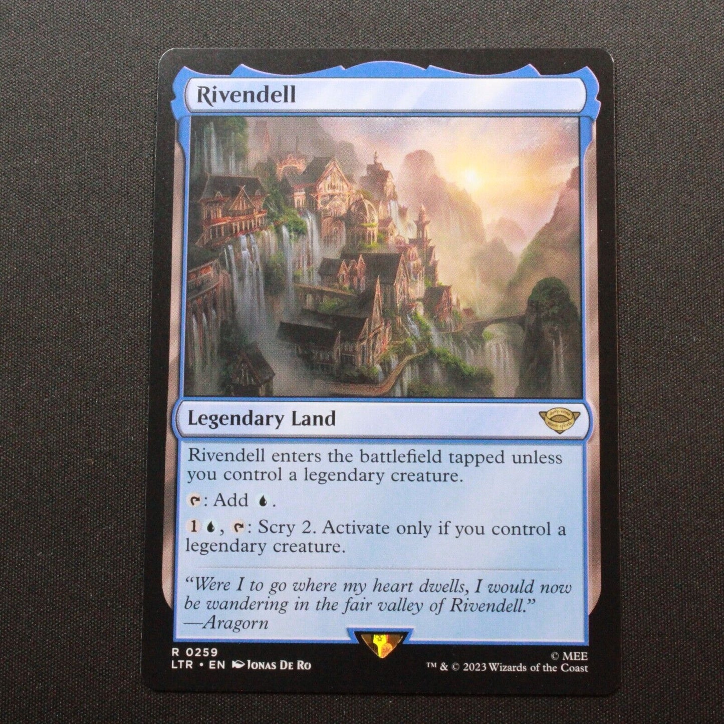 MTG The Lord of the Rings (LTR) Rare Rivendell 259 NM