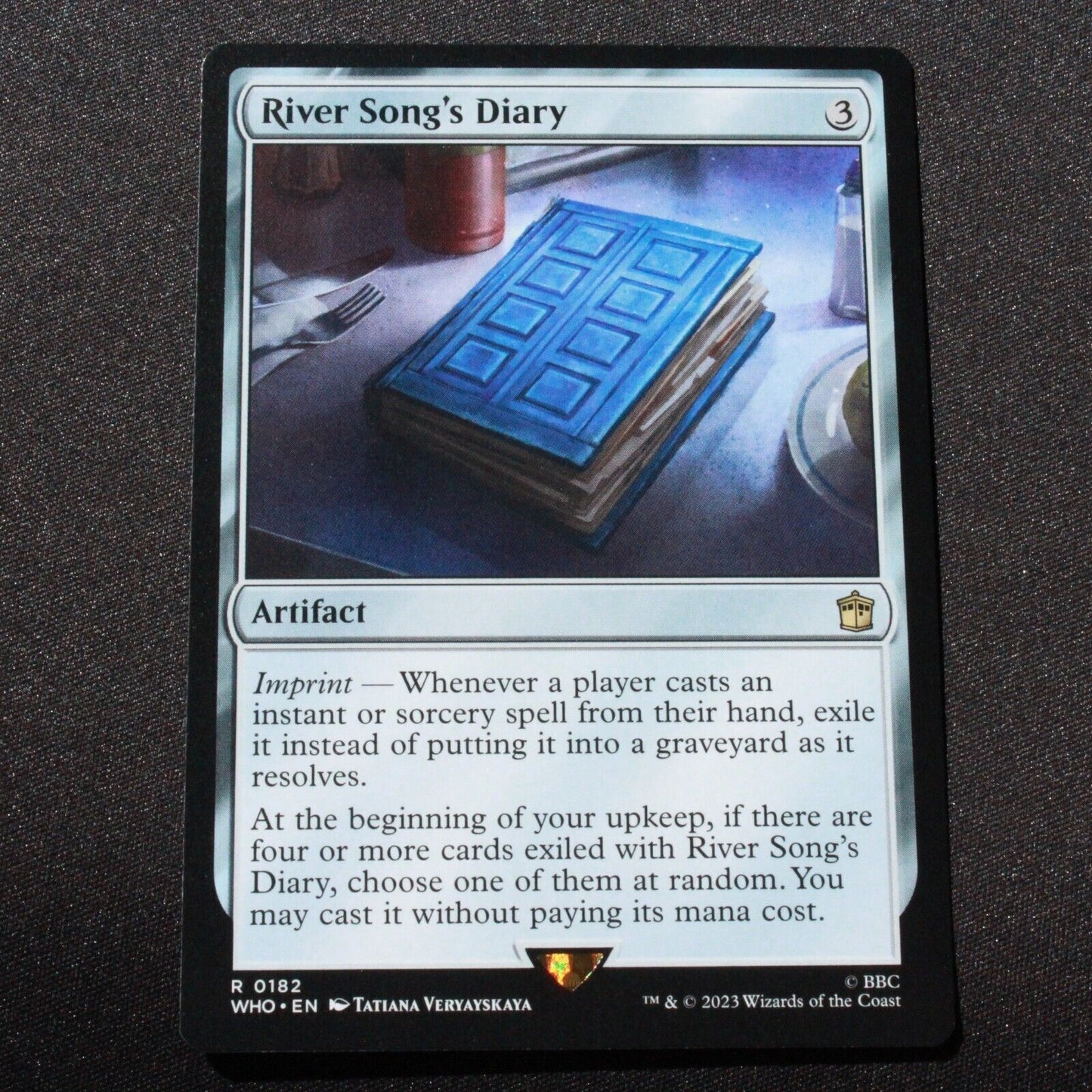 MTG Universes Beyond: Doctor Who (WHO) Rare River Song's Diary 182 NM