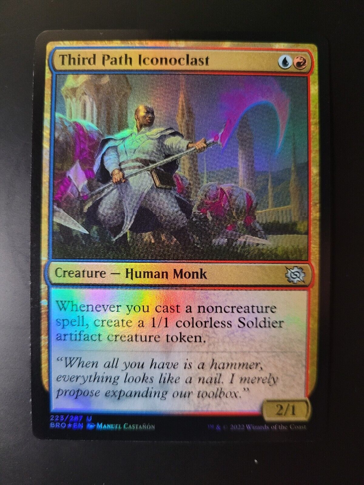 MTG The Brothers' War (BRO) Uncommon FOIL Third Path Iconoclast 223 NM