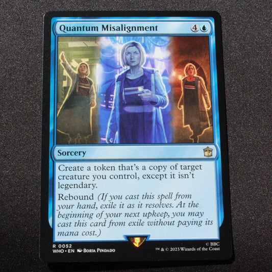 MTG Universes Beyond: Doctor Who (WHO) Rare Quantum Misalignment 52 NM