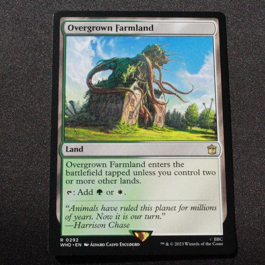 MTG Universes Beyond: Doctor Who (WHO) Rare Overgrown Farmland 292 NM