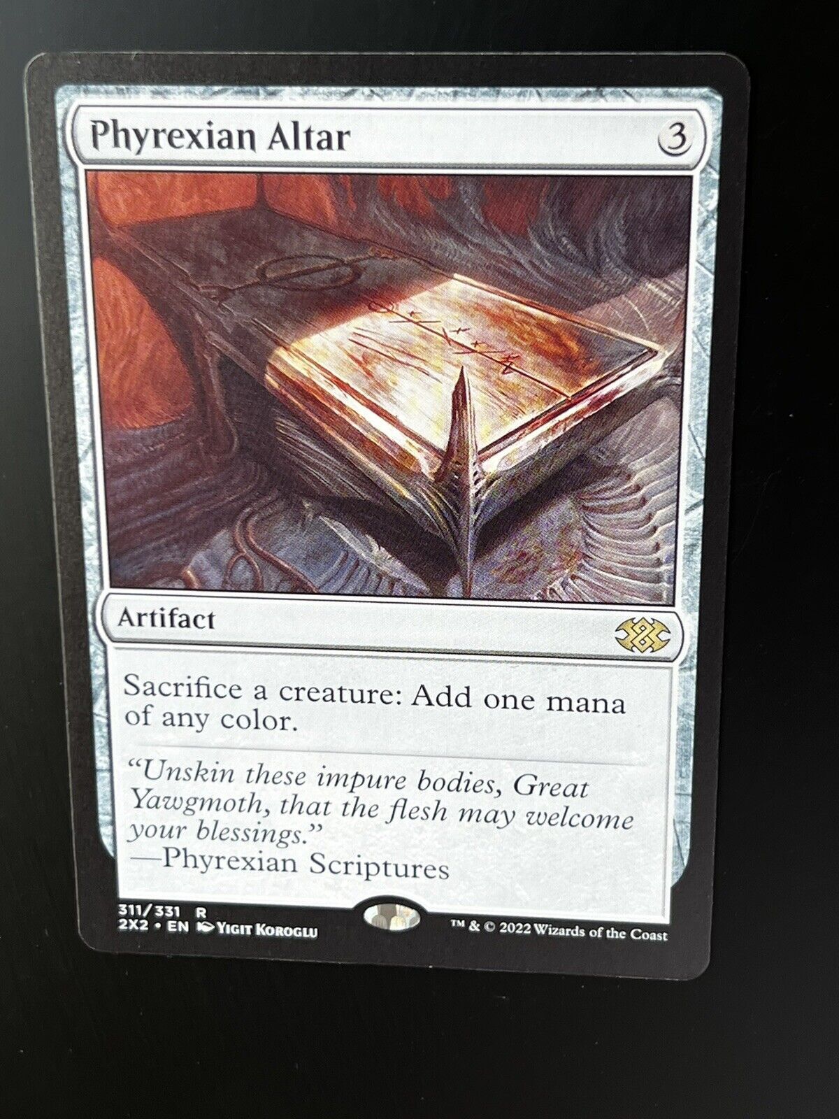 MTG Double Masters 2022 (2X2) Rare Phyrexian Altar 311 NM