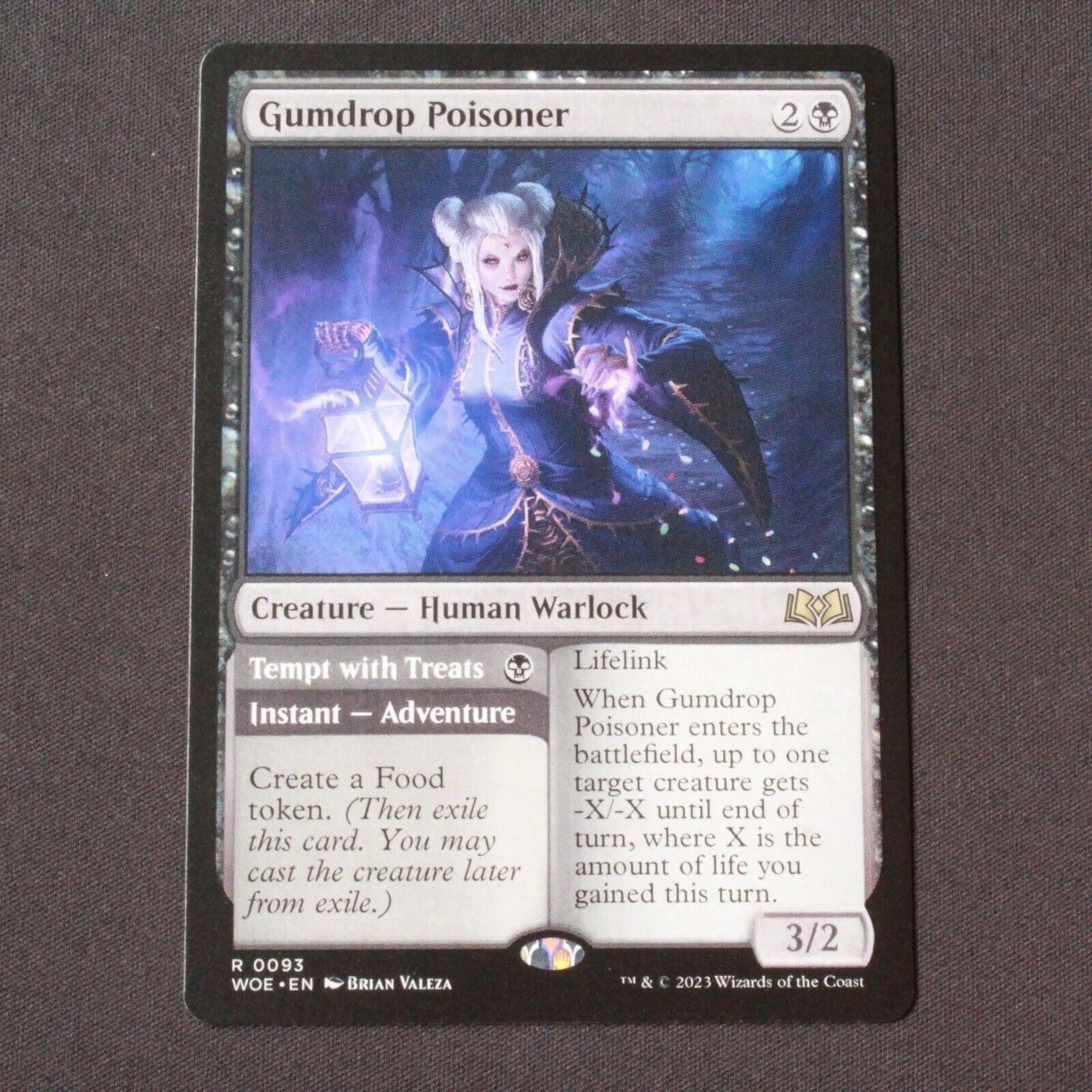 MTG Wilds of Eldraine (WOE) Rare Gumdrop Poisoner 93 NM