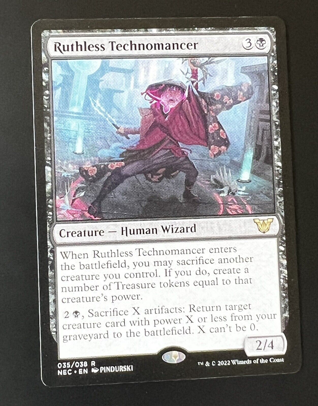 MTG Commander: Kamigawa: Neon Dynasty (NEC) Rare Ruthless Technomancer 35 NM