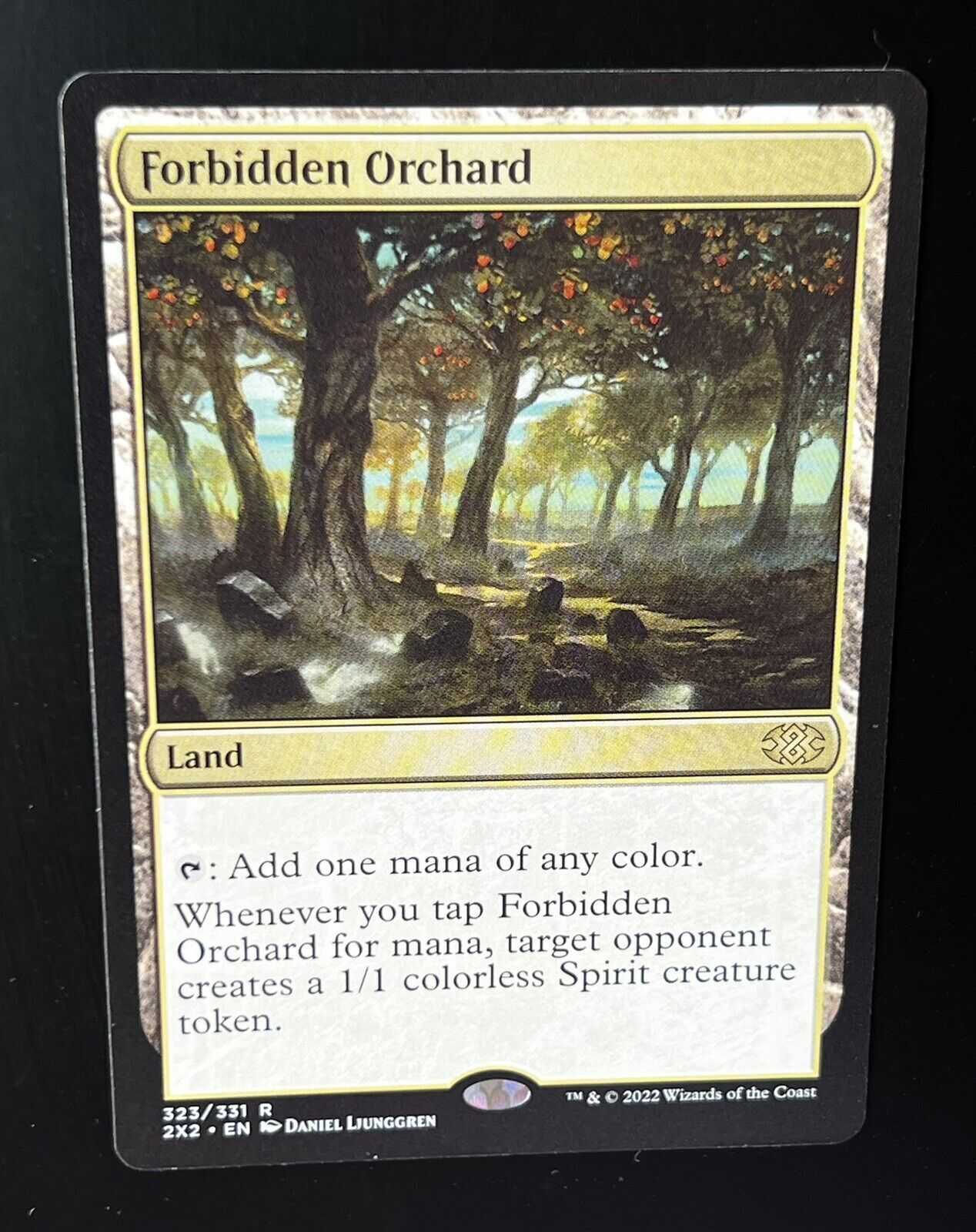 MTG Double Masters 2022 (2X2) Rare Forbidden Orchard 323 NM