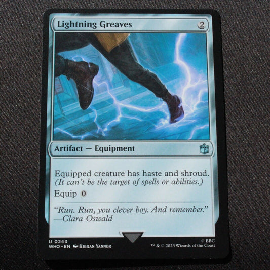 MTG Universes Beyond: Doctor Who (WHO) Uncommon Lightning Greaves 243 NM