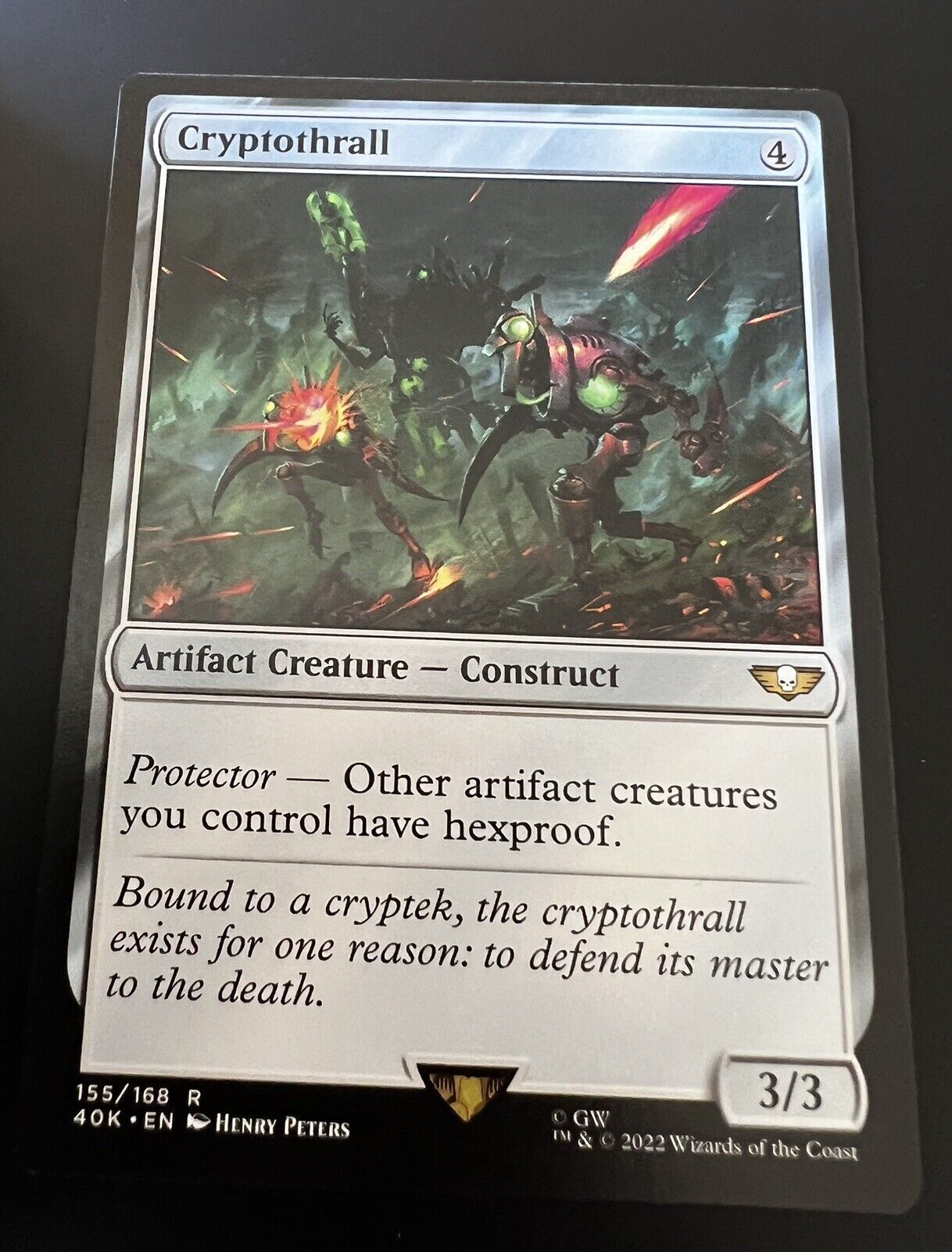 MTG Universes Beyond Warhammer 40K Cryptothrall 155 NM