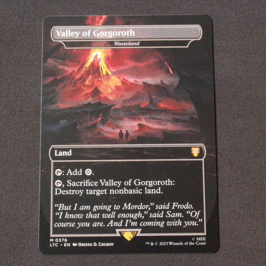 MTG Commander: The Lord of the Rings (LTC) Mythic Valley of Gorgoroth 376 NM