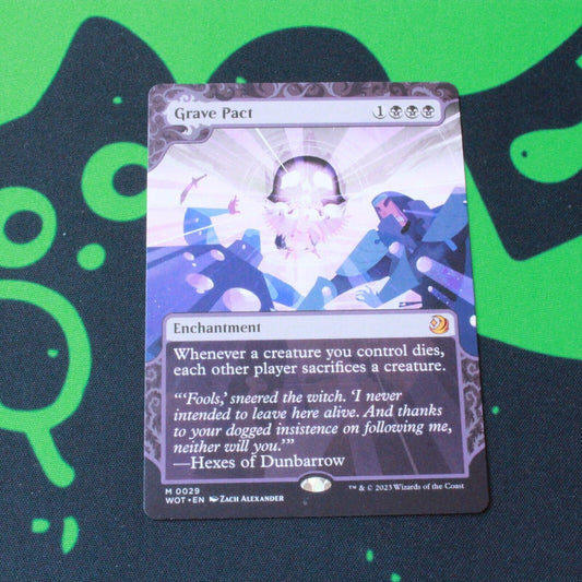 MTG Wilds of Eldraine: Enchanting Tales (WOT) Mythic Grave Pact 29 NM