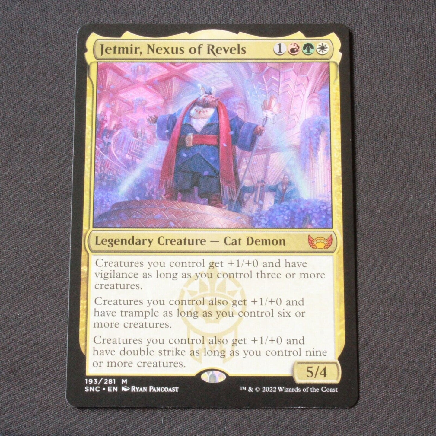 MTG Streets of New Capenna (SNC) Mythic Jetmir, Nexus of Revels 193 NM