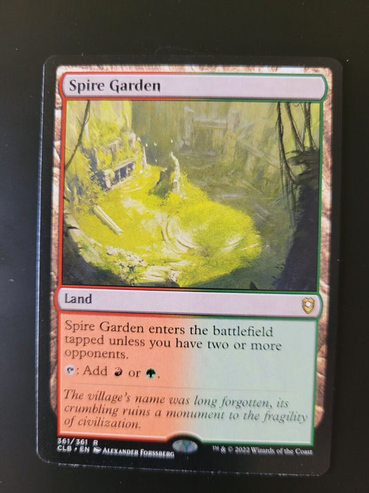 MTG Commander Legends: Baldur's Gate CLB Rare Spire Garden 361 NM