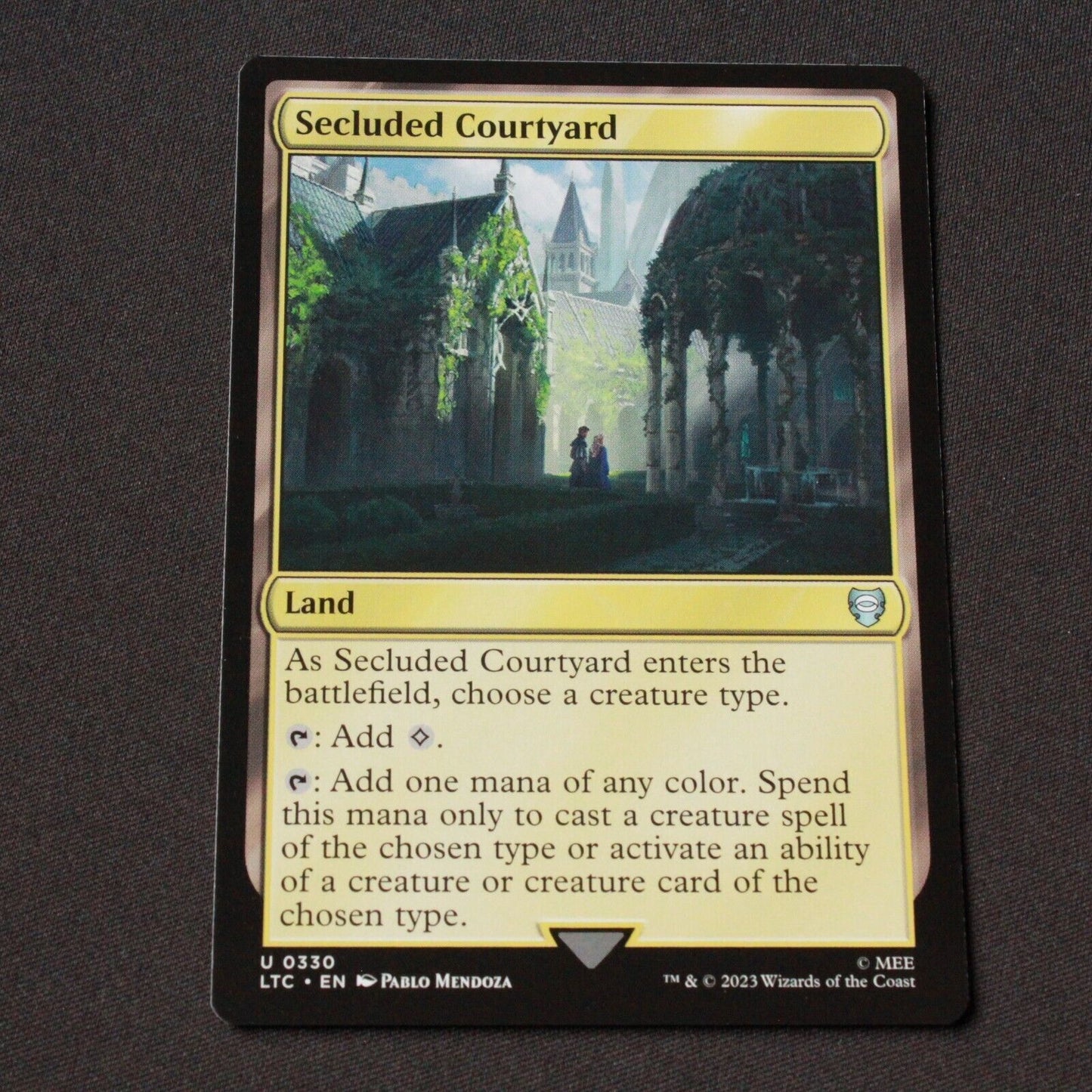 MTG Commander: The Lord of the Rings (LTC) Uncommon Secluded Courtyard 330 NM