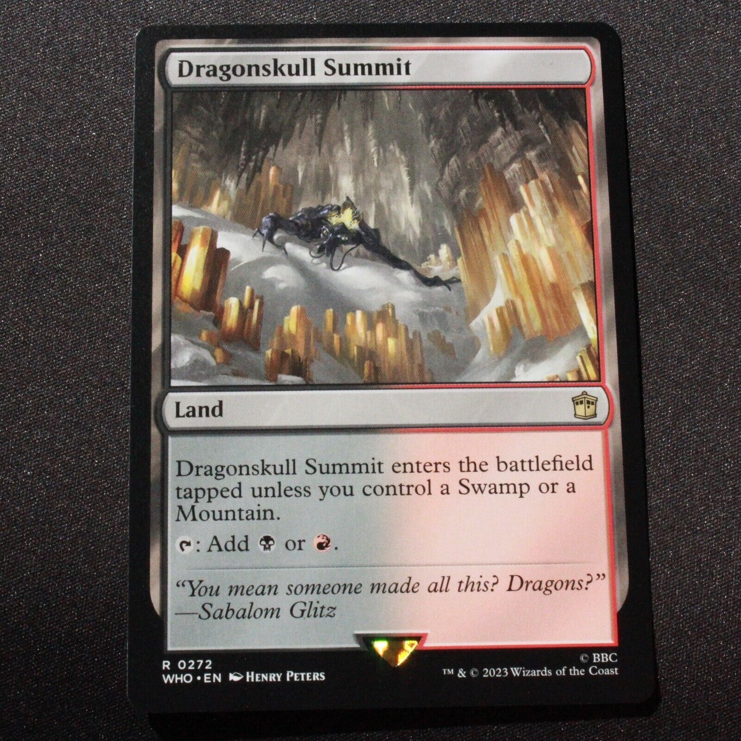 MTG Universes Beyond: Doctor Who (WHO) Rare Dragonskull Summit 272 NM