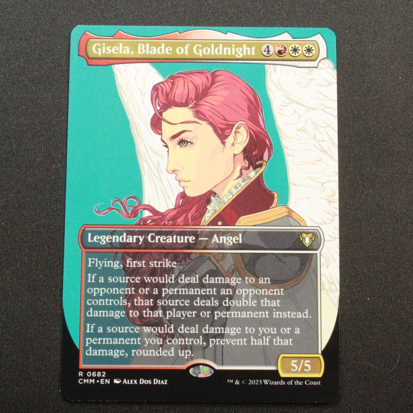 MTG Commander Masters (CMM) Mythic Gisela Blade of Goldnight (Borderless) 682 NM