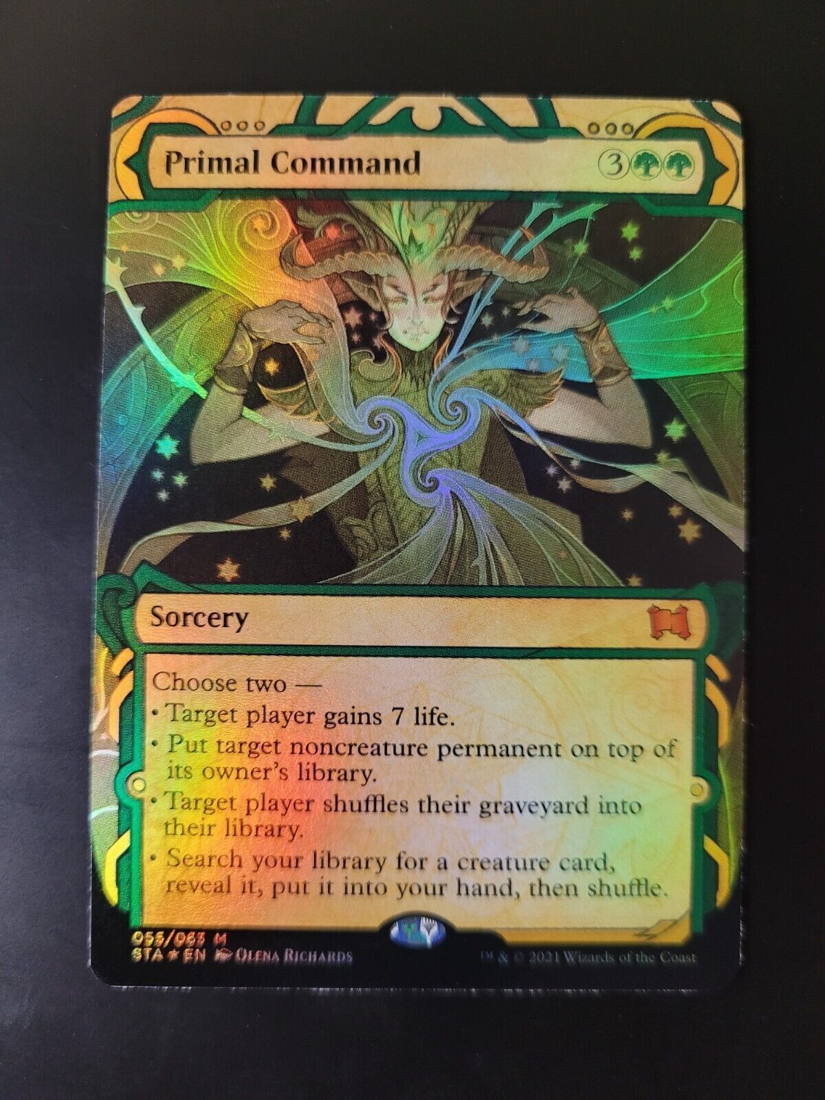 MTG Strixhaven: Mystical Archives (STA) Mythic FOIL Primal Command 55 NM