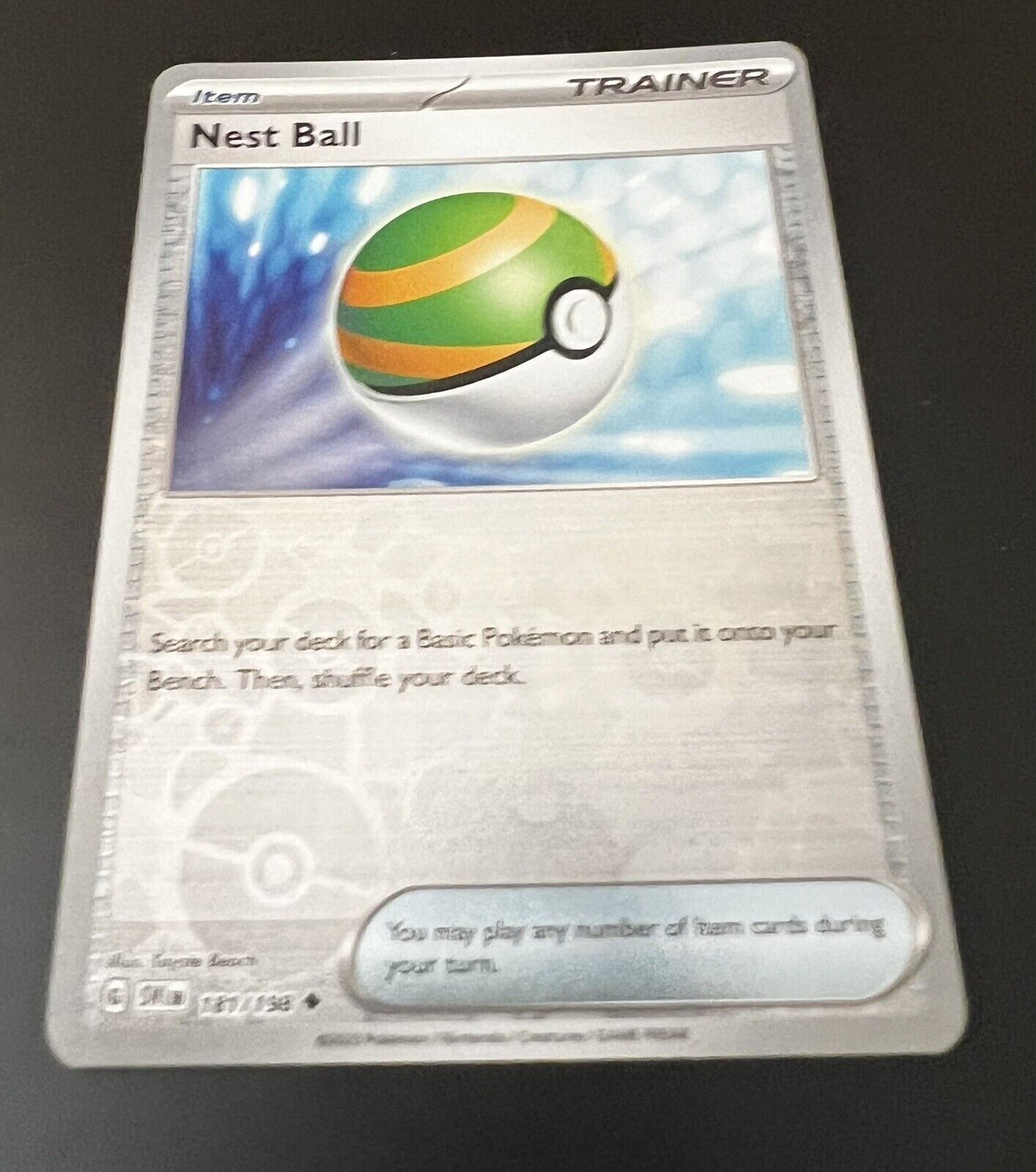 Pokemon SV01: Scarlet & Violet Uncommon Reverse Holofoil Nest Ball 181/198 NM