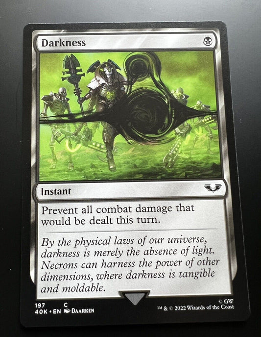 MTG Universes Beyond Warhammer 40K Common Darkness 197 NM