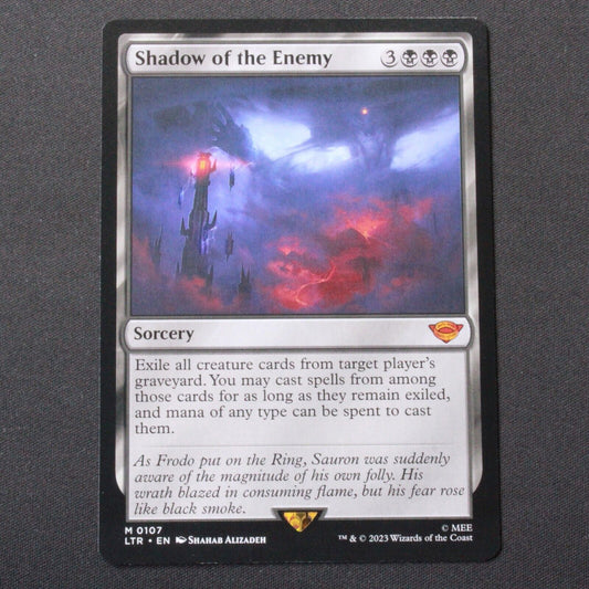 MTG The Lord of the Rings (LTR) Mythic Shadow of the Enemy 107 NM