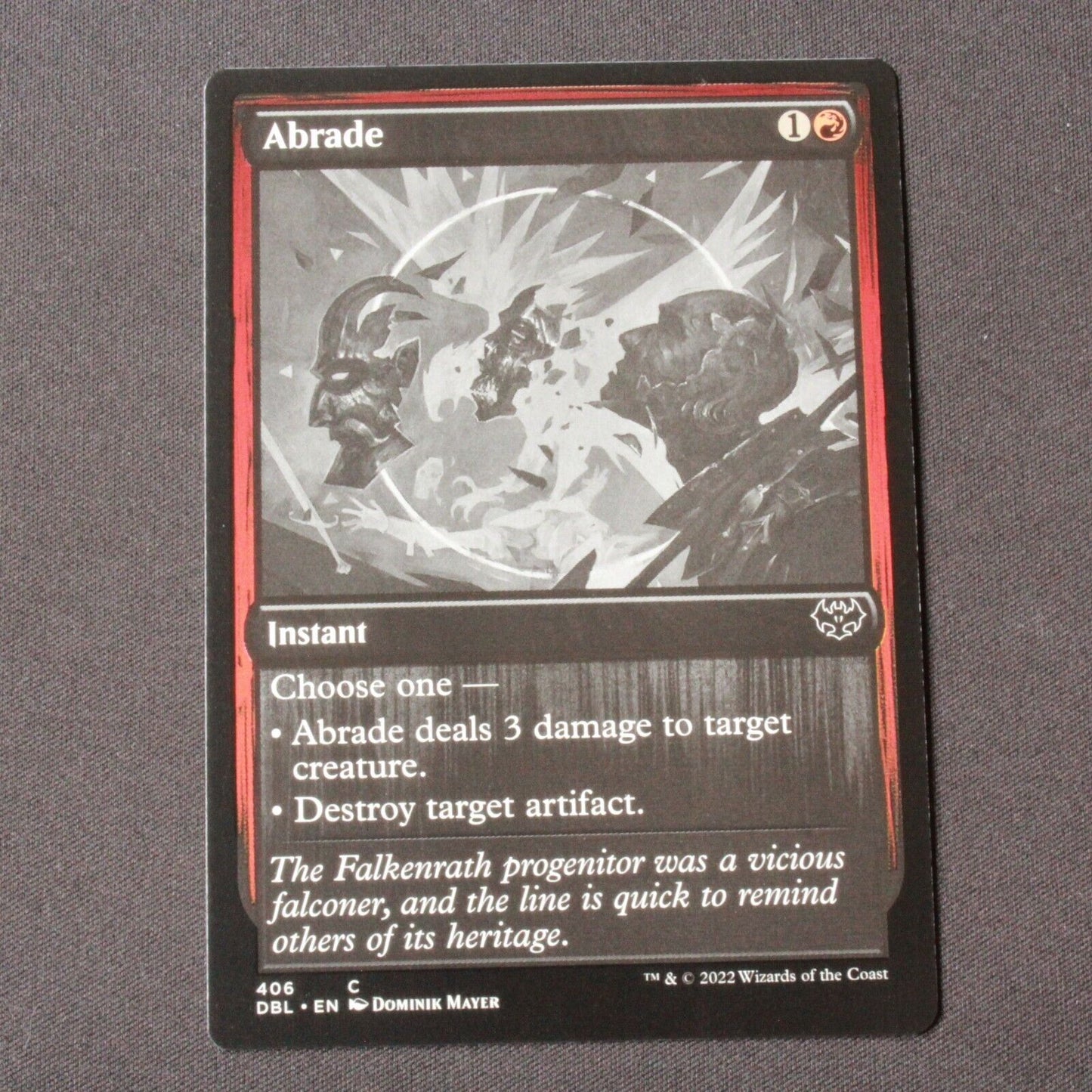 MTG Innistrad: Double Feature (DBL) Common Abrade 406 NM