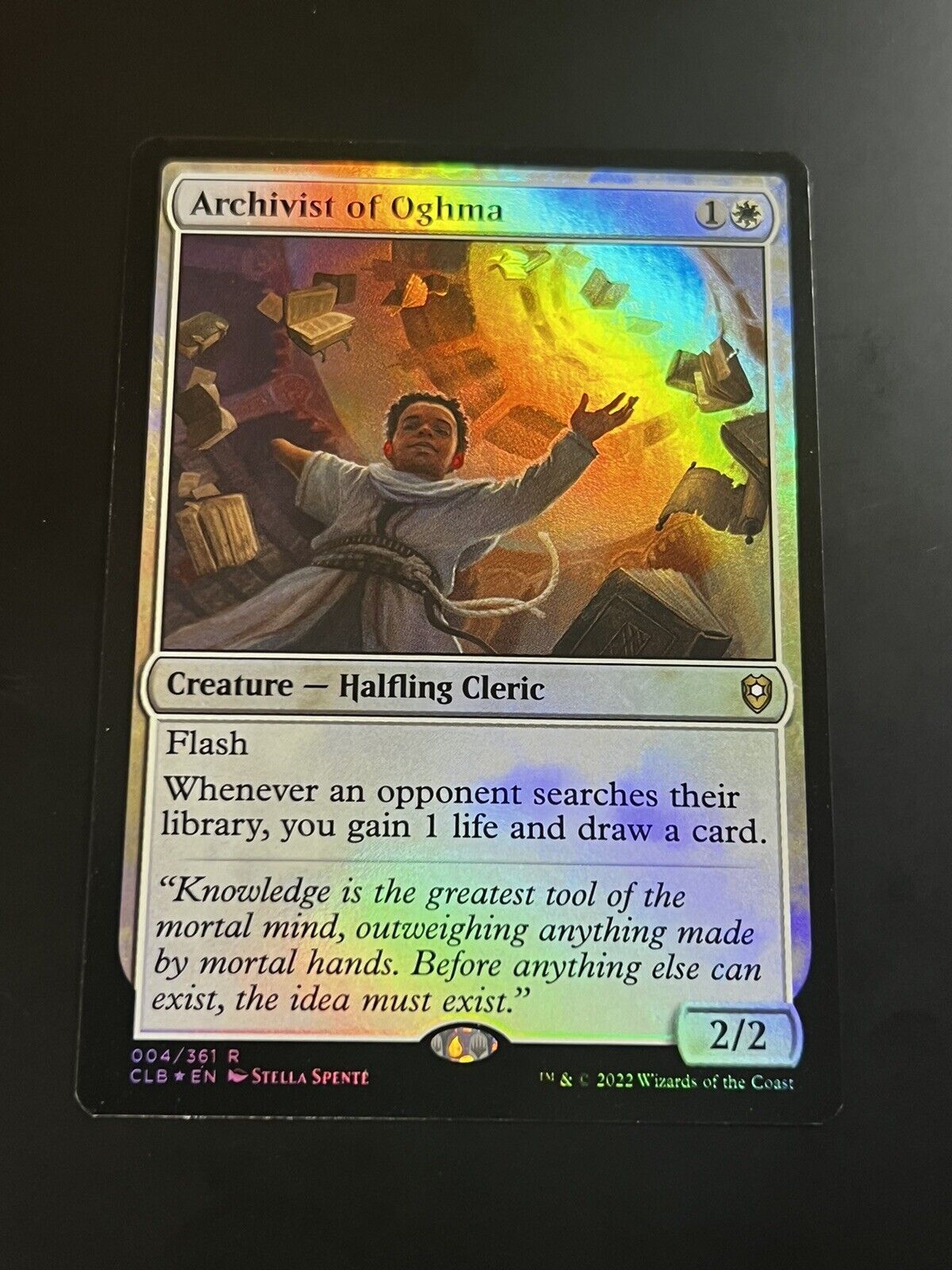 MTG Battle for Baldur's Gate (CLB) Rare  FOIL Archivist of Oghma 4 NM