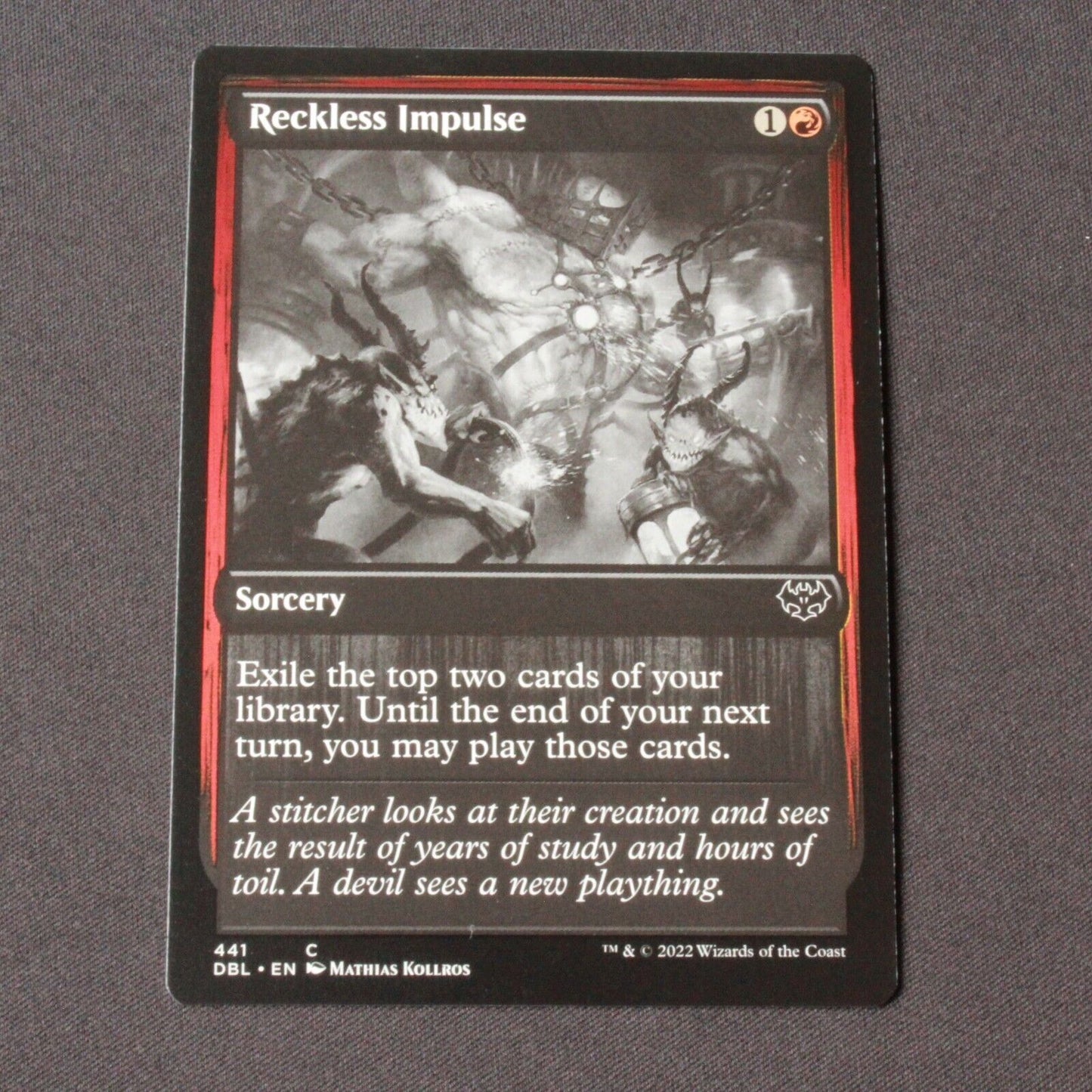 MTG Innistrad: Double Feature (DBL) Common Reckless Impulse 441 NM