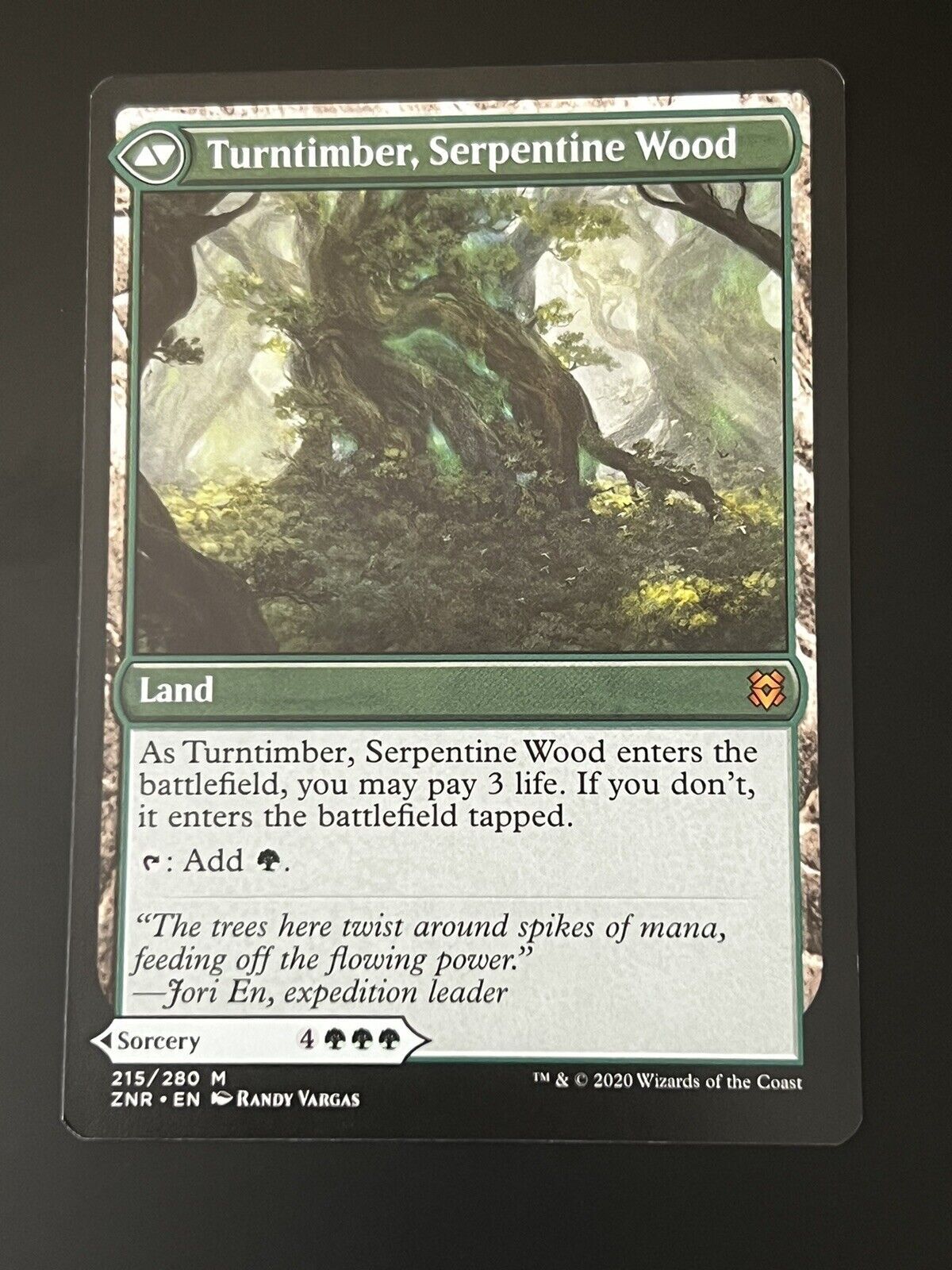 MTG Zendikar Rising  (ZNR) Mythic Turntimber Symbiosis 215 NM