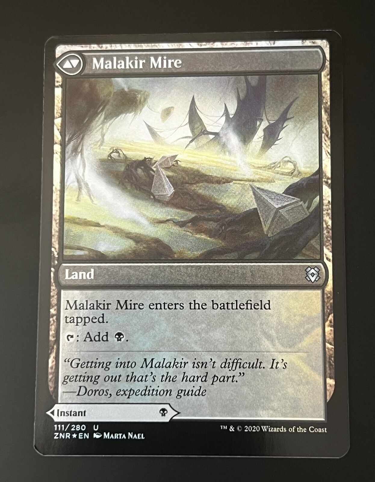 MTG Zendikar Rising  (ZNR) Uncommon FOIL Malakir Rebirth 111 NM