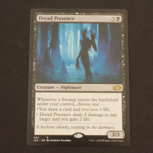 MTG Jumpstart 2022 (J22) Rare Dread Presence 403 NM