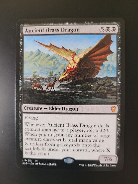 MTG Commander Legends: Baldur's Gate (CLB) Mythic Ancient Brass Dragon 111 NM