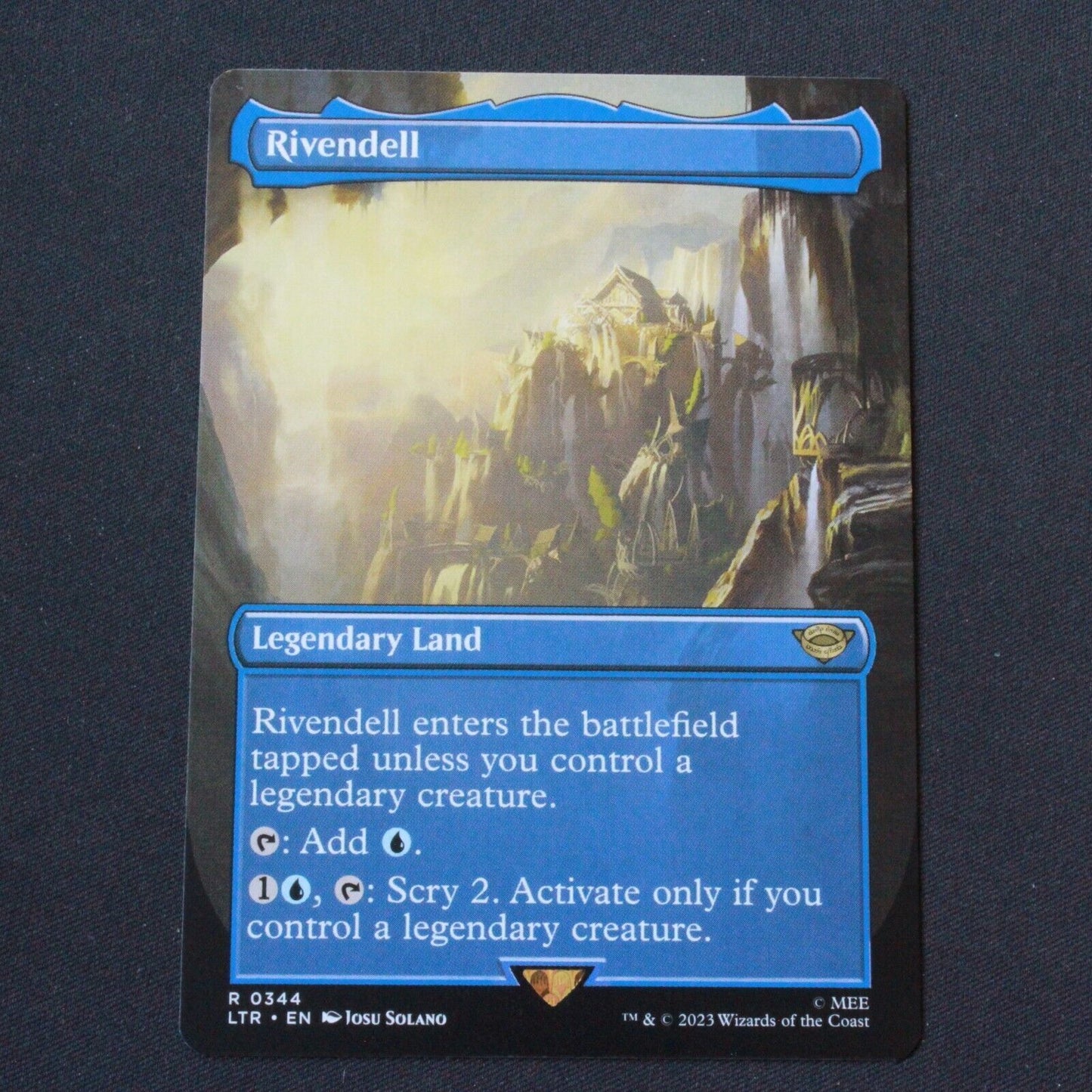 MTG The Lord of the Rings (LTR) Rare Rivendell (Borderless) 344 NM