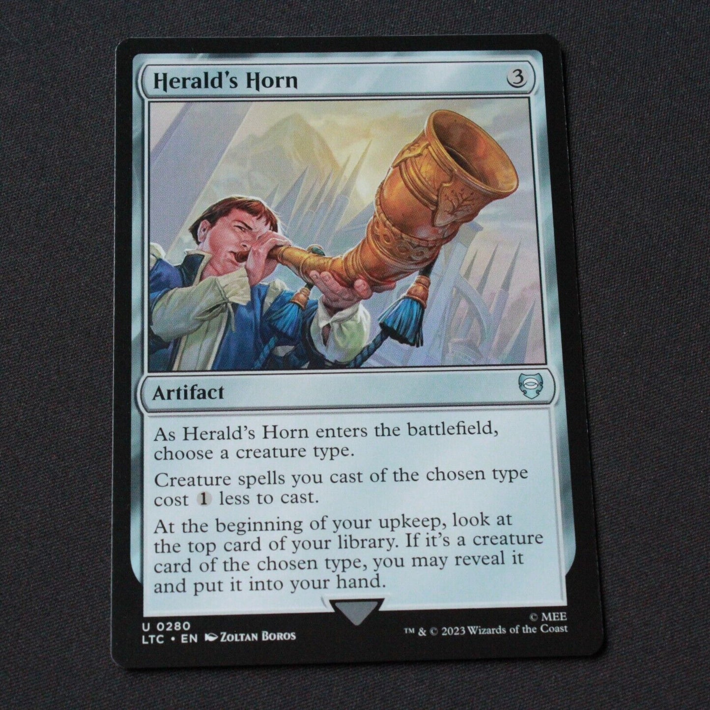 MTG Commander: The Lord of the Rings (LTC) Uncommon Herald's Horn 280 NM