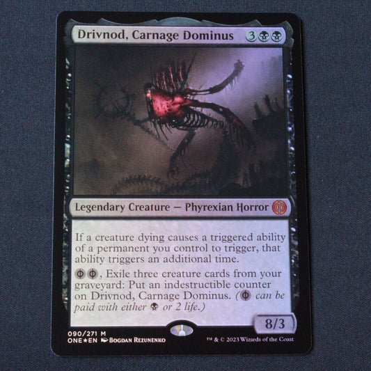 MTG Phyrexia: All Will Be One (ONE) Mythic FOIL Drivnod, Carnage Dominus 90 NM