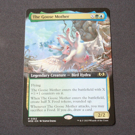 MTG Wilds of Eldraine (WOE) Rare The Goose Mother (Extended Art) 362 NM